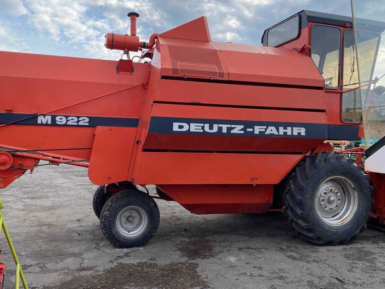 Свіжо привезений комбайн зернозбиральний deutz fahr 1080,922,600