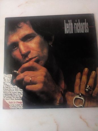 Disco de vinil antigo. "Keith Richards"