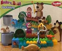 Klocki Masza i Niedźwiedź - Masha and The Bear- PlayBIG jak LEGO DUPLO