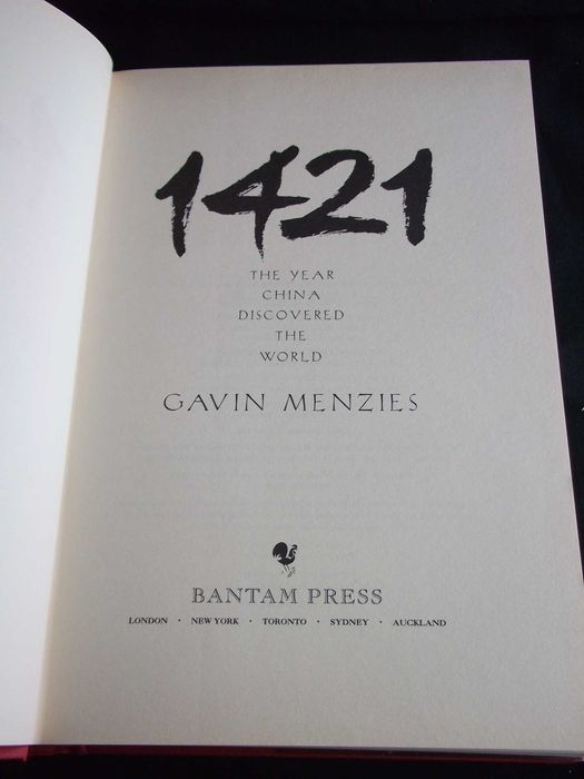 Livro 1421 year china discovered the world Gavin Menzies