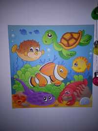 Obraz dla dzieci -  rybki