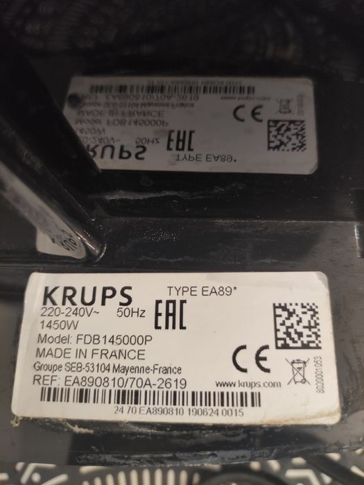 Krups ea89 model fdb145000P