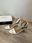 Sandały na słupku ślubne ślub Nine West 40