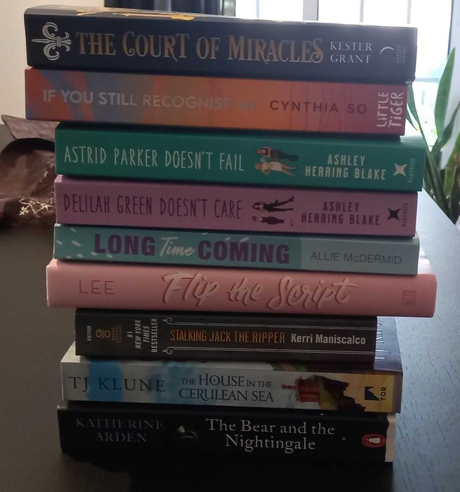 Vários livros em inglês (Ashley Herring Blake, TJ Klune, etc)