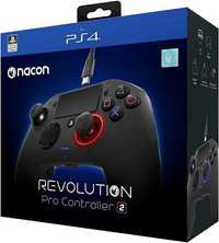 Pad przewodowy BigBen Official PS4 Revolution NACON V2 Czarny NOWY