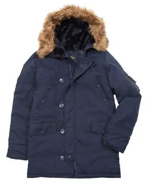 Куртка Alpha Industries Altitude синя і чорна