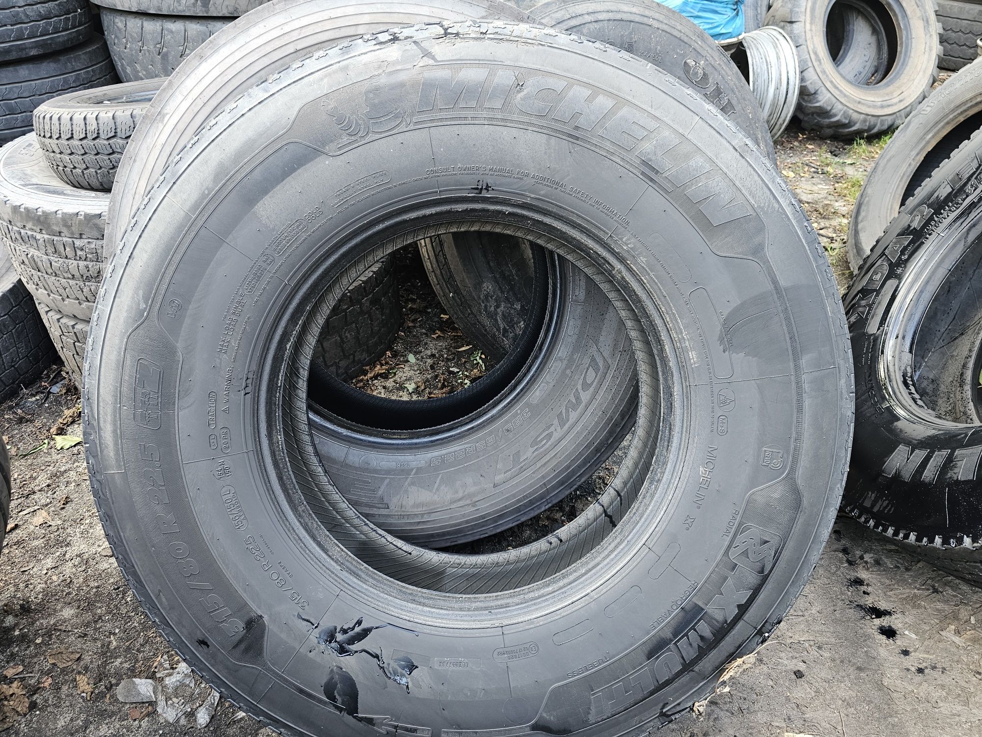 315/80R22,5 Michelin Xmulti Pojedyncza 8mm