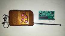 Kit controlo remoto 4 saidas 433MHz YK04
