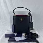 PRADA Prada Panier Saffiano Leather Mała Torebka