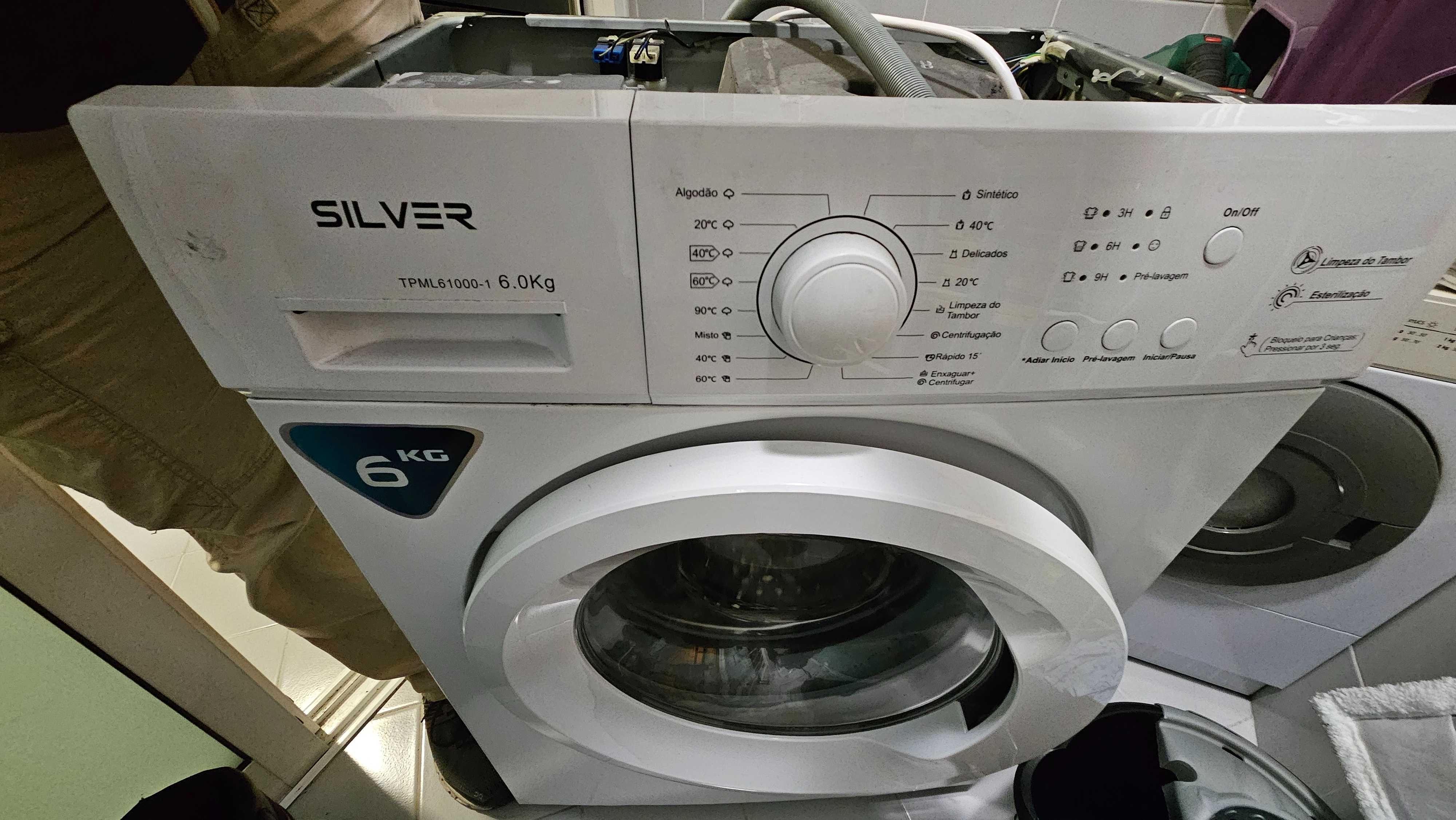 Placa eletrónica para Máquina Lavar Roupa Silver TPML61000-1