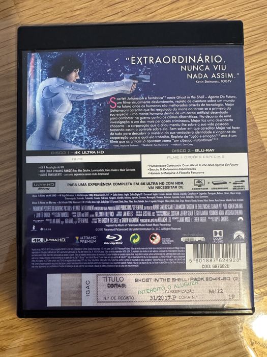 Filme Ghost in the Shell 4K