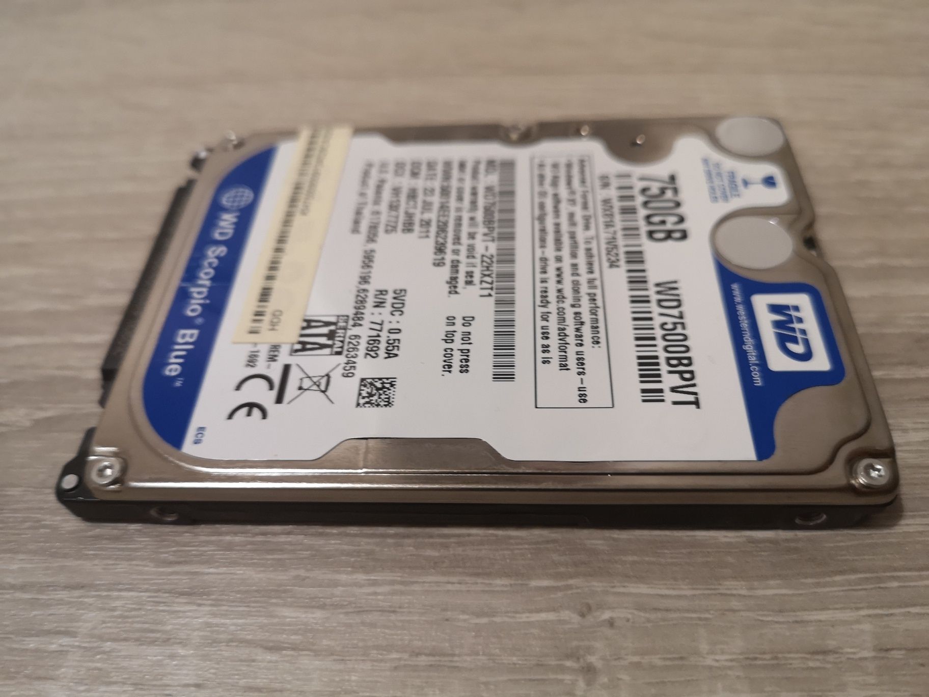 Dysk HDD WD 750Gb