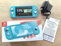 Konsola Nintendo Switch Lite + 22 GRY - BARDZO ZADBANA + PUDEŁKO