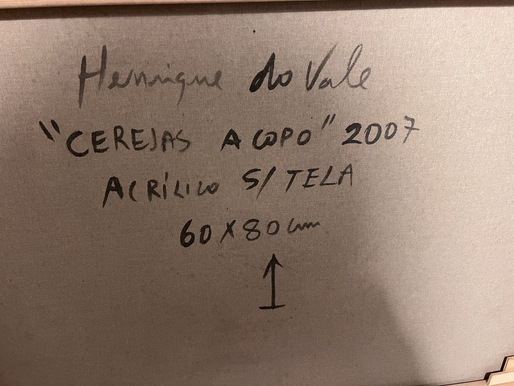 Quadro acrilico sobre tela Henrique do Vale