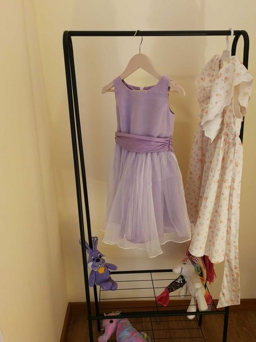 Vestido de festa roxo - 4/5 anos