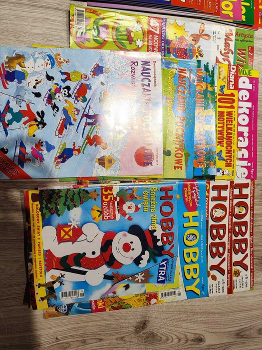 61 szt. Mały Artysta Window Color Hobby gazetka czasopismo dekoracje