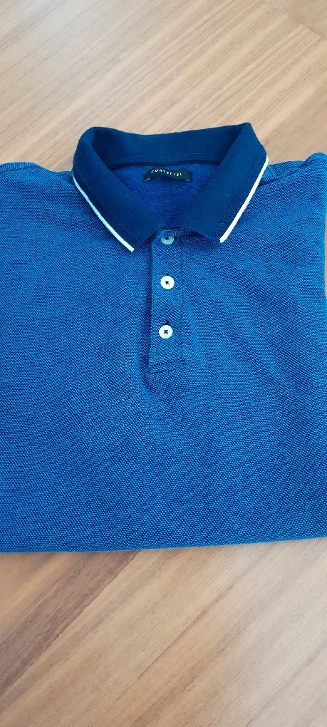 Polo Cortfiel azul como nova