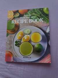 Kuvings Whole Slow Juicer Recipe Book przepisy po angielsku sokownik