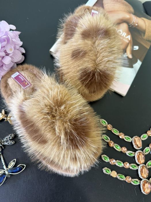 Пухнасті жіночі тапочки 36/37.38/39.40/41