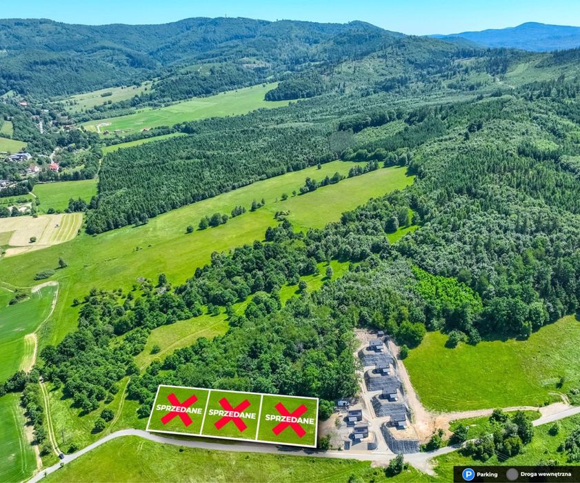 Działka rekreacyjna pod domki 35, 50, 70 m2 Pewna inwestycja! Raty!