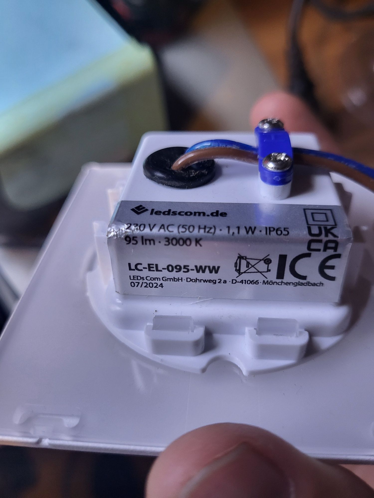 4xLED oświetlenie schodowe/wpuszczane w ścianę FEX do wewnątrz/zewnątr