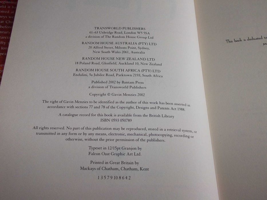 Livro 1421 year china discovered the world Gavin Menzies