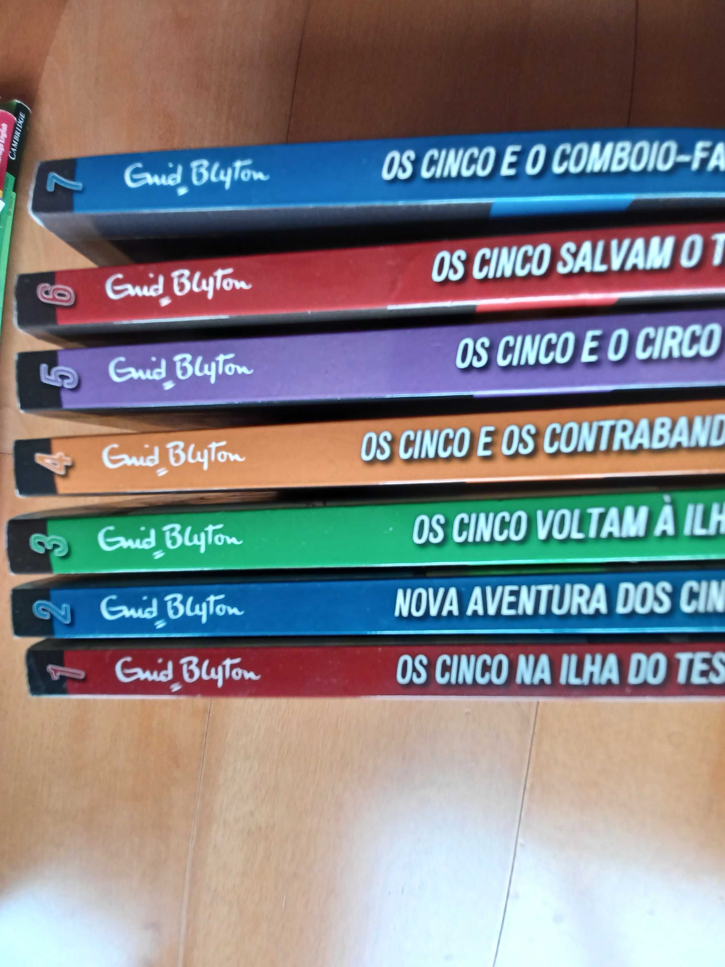 Coleção de livros  - Os cinco -