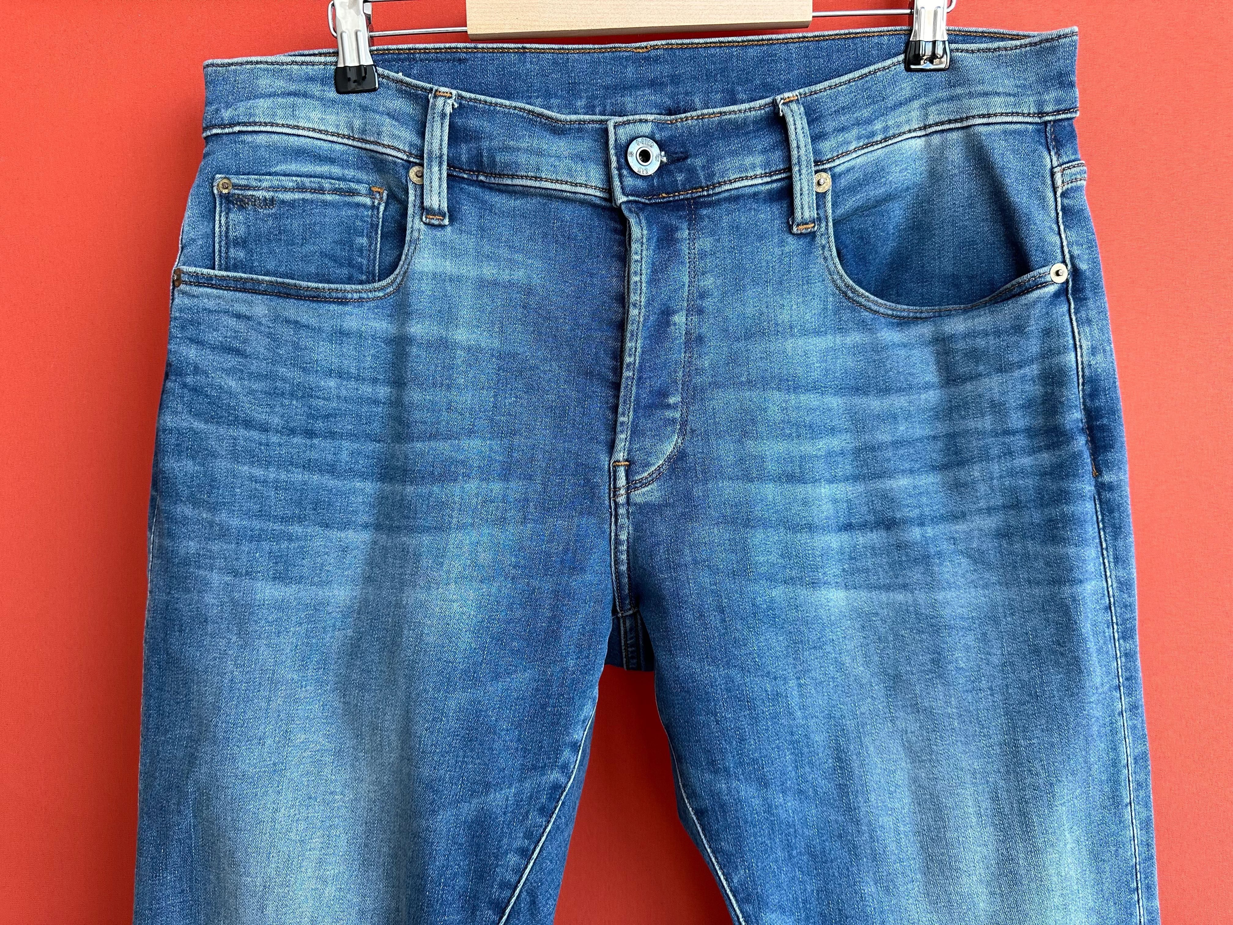 G-Star Raw 3301 Slim оригинал мужские джинсы штаны размер 34 Б У
