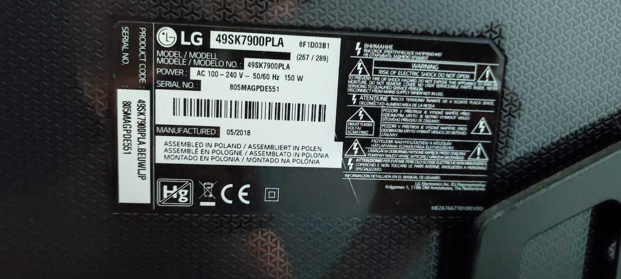 TV lg para peças