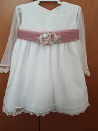 Vestido de batismo e acessórios