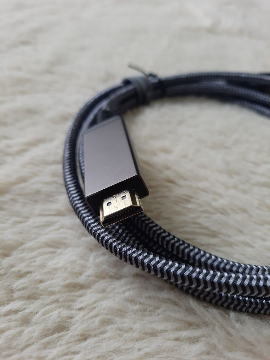 8K DisplayPort 1.4 do HDMI 2.1 Kabel,Maxonar Przewód DP do HDMI 2M