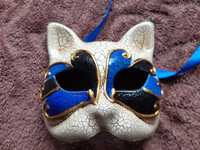 Maska Wenecka ręcznie robiona bal maskowy Sylwester Halloween