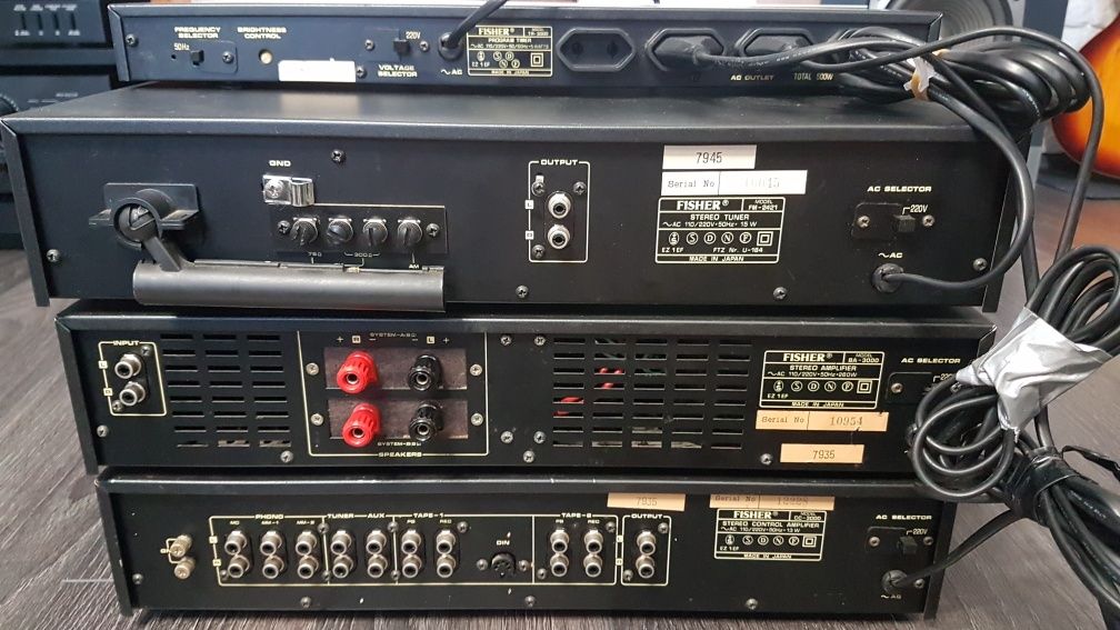 Fisher zestaw  stereo 3000  wieża segmentowa vintage