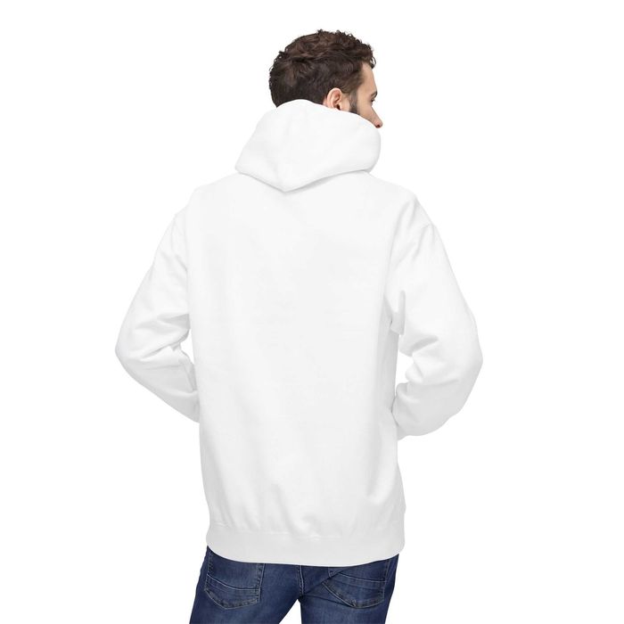 Bluza z kapturem Biała 5rozmiarów Unisex Nowe