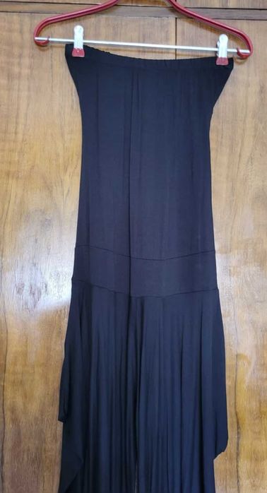 Macacão cai cai preto, tamanho S, de algodão