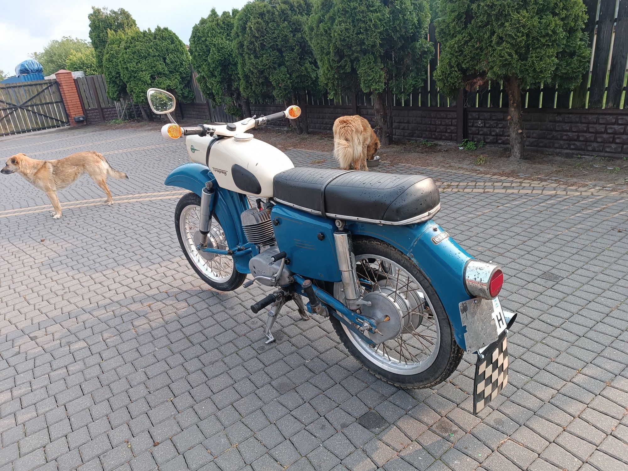 MZ es 125 trophy zamiana zamienię motocykl quad cross prl auto bus