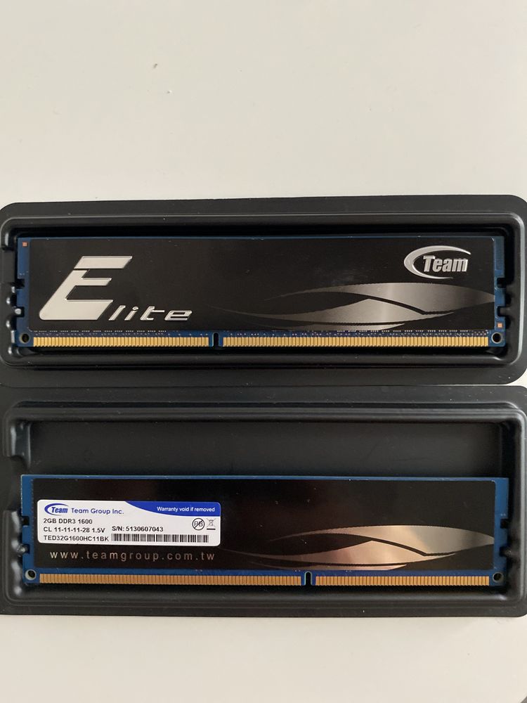 Оперативна пам’ять ddr3 1600 2 gb 2 шт