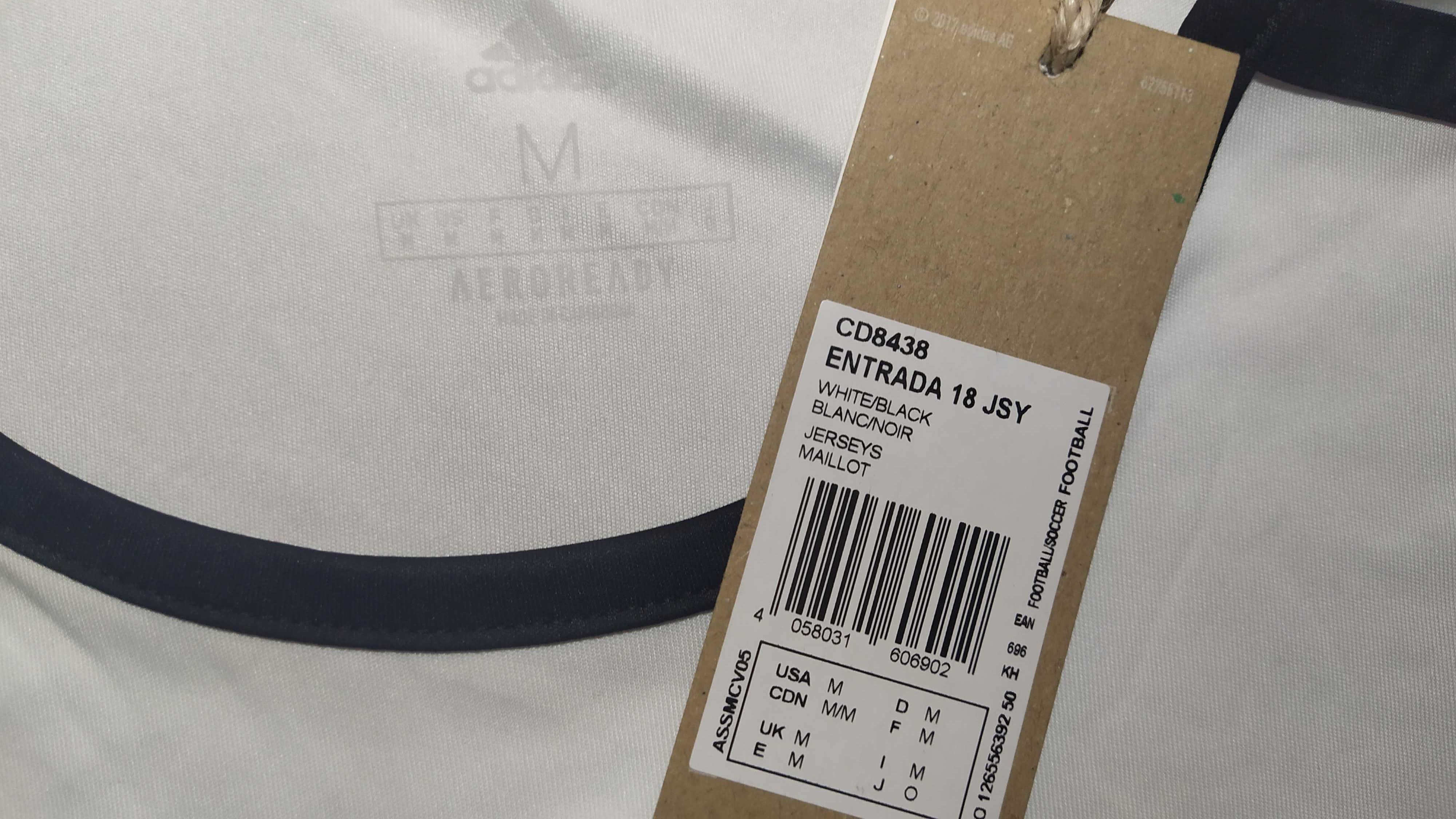 Футболка ADIDAS  ENTRADA 18 CD8438 на зріст 175-180см