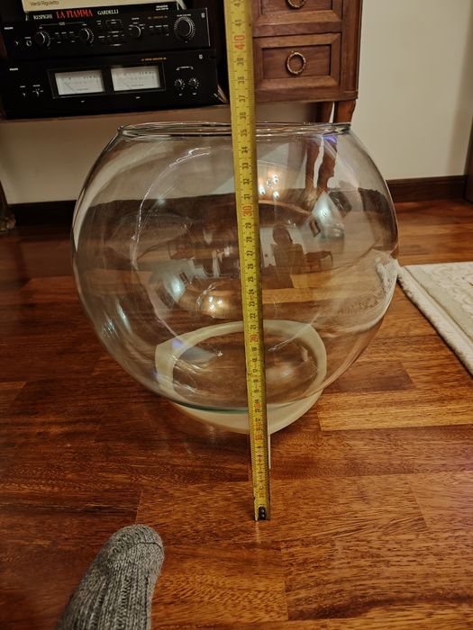 Kula szklana akwarium na rybkę ogród botaniczny