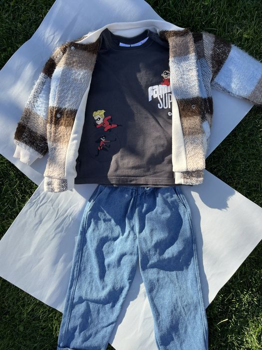 Бомбер джинси набір костюм на хлопчика