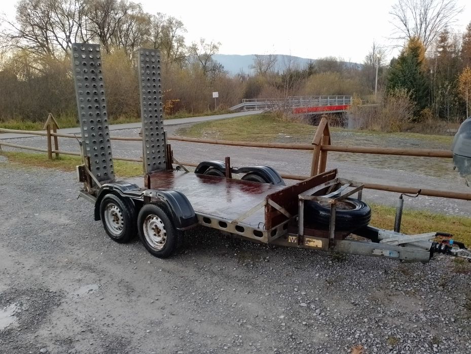 Przyczepa Brenderup Wiola laweta pod minikoparke