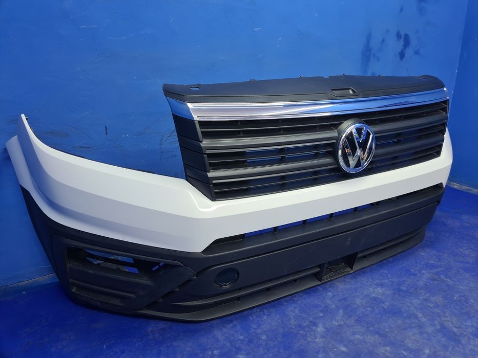 ZDERZAK przedni kompletny grill chrom VW CRAFTER 7C0 17- oryginał OEM