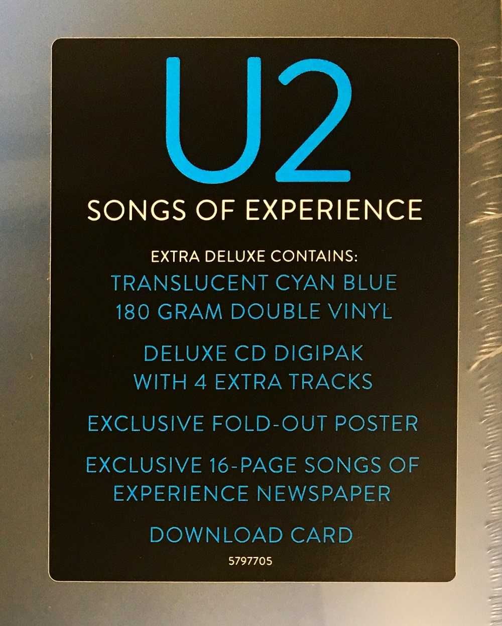 Вінілова платівка U2 - Songs Of Experience (2017) Deluxe Box Set