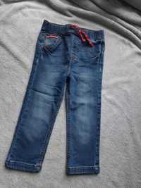 Spodnie dżinsowe z sznurekiem 92