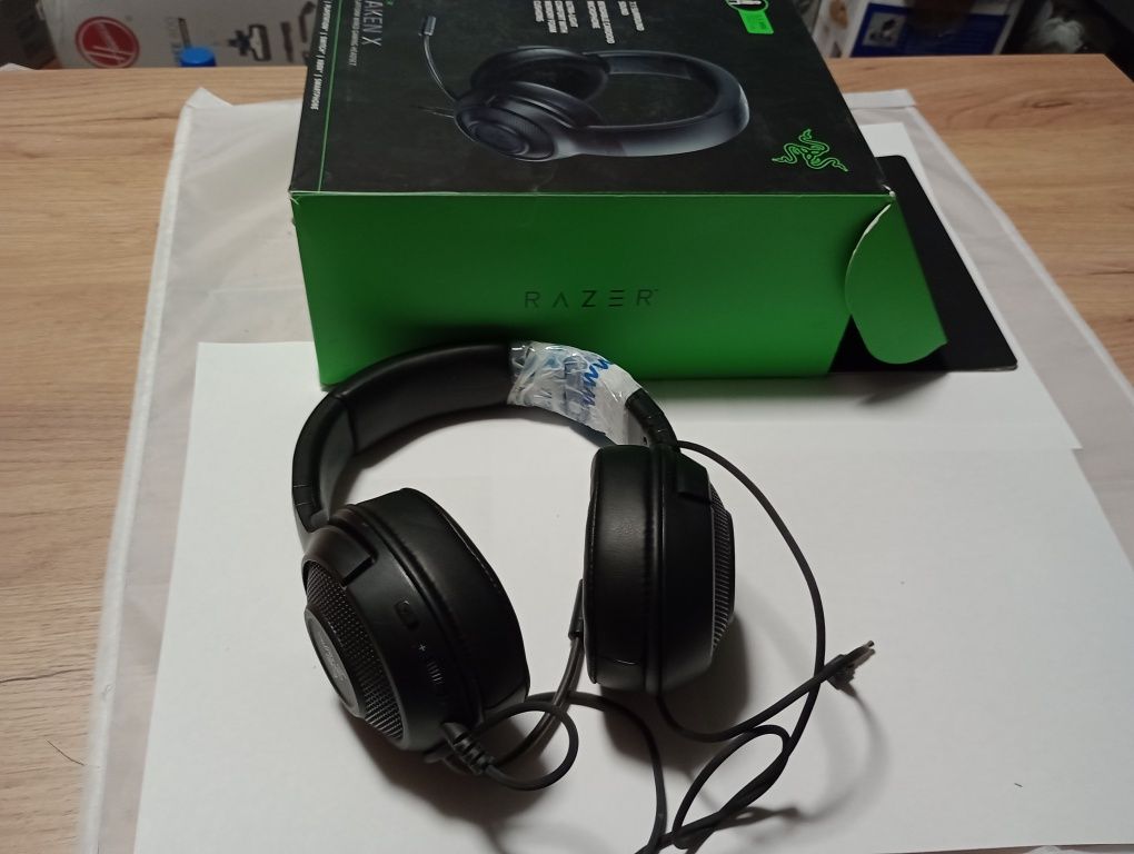 Słuchawki Razer Kraken X klejone