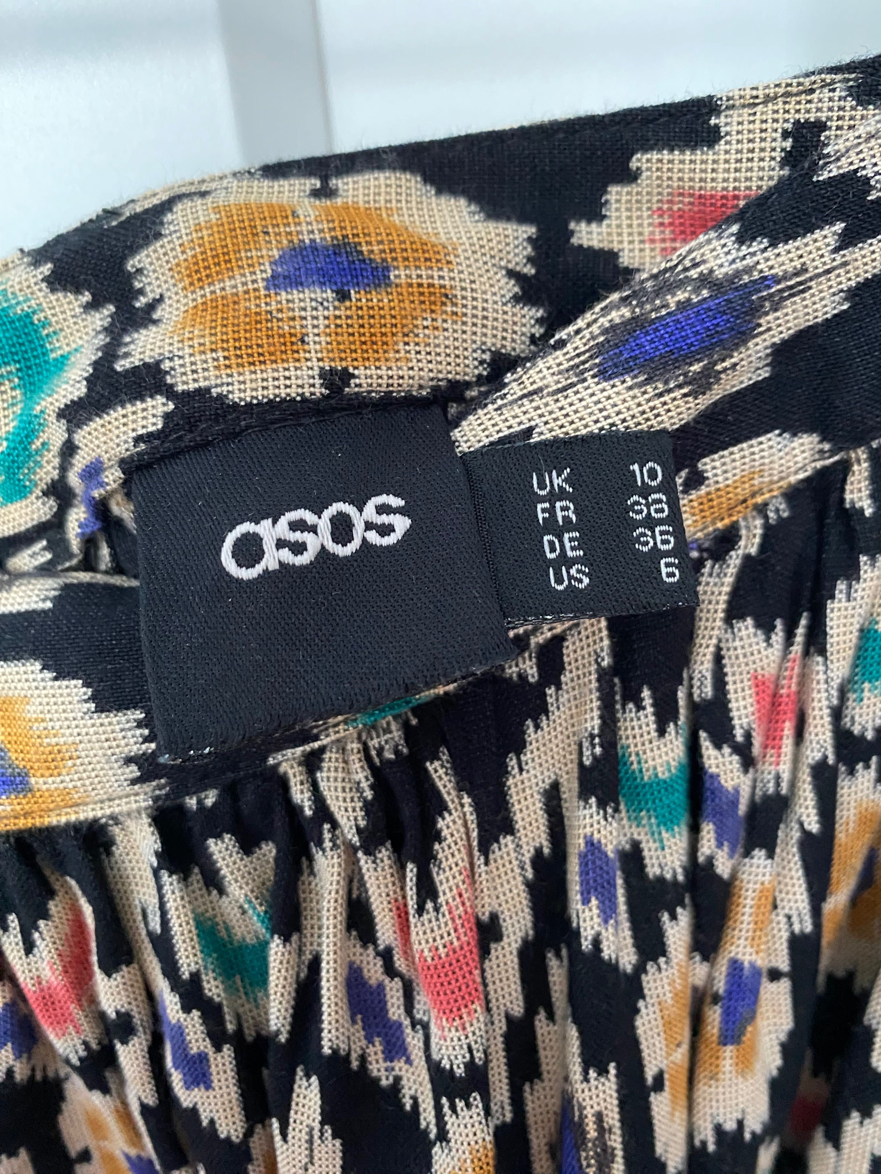 Rozkloszowana spódnica mini ASOS rozmiar 38