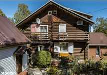 Dom z syberyjskich bali w Józefowie 240 m² + stajnia + 3000 m² działki