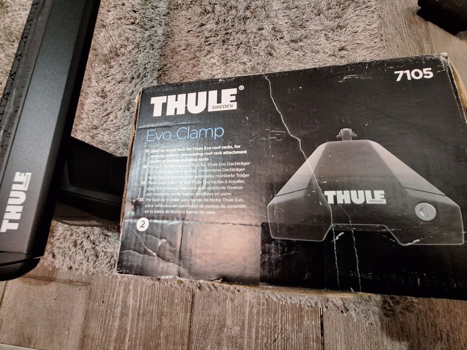 Belki dachowe Thule WingBar Evo 135 + Evo Clamp 7105 + Kit 145017