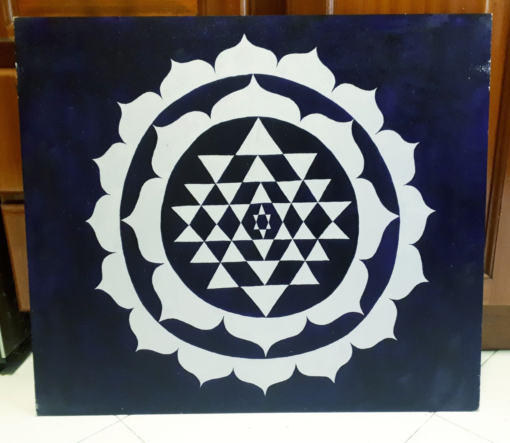 Pintura - Mandala Yantra Mantra Yoga Meditação