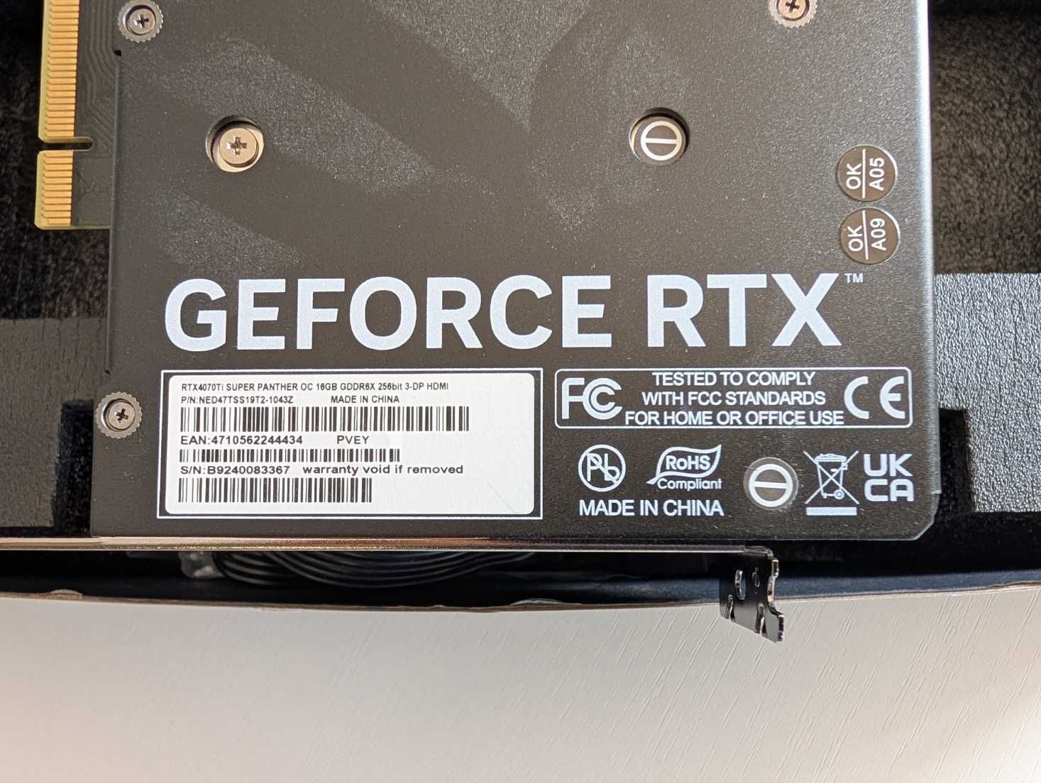 Gainward GeForce RTX 4070 Ti SUPER Panther OC – 16 GB GDDR6X